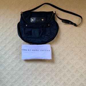 Marc by Marc Jacobs”Natasha” black nylon large crossbody bag with dust bag